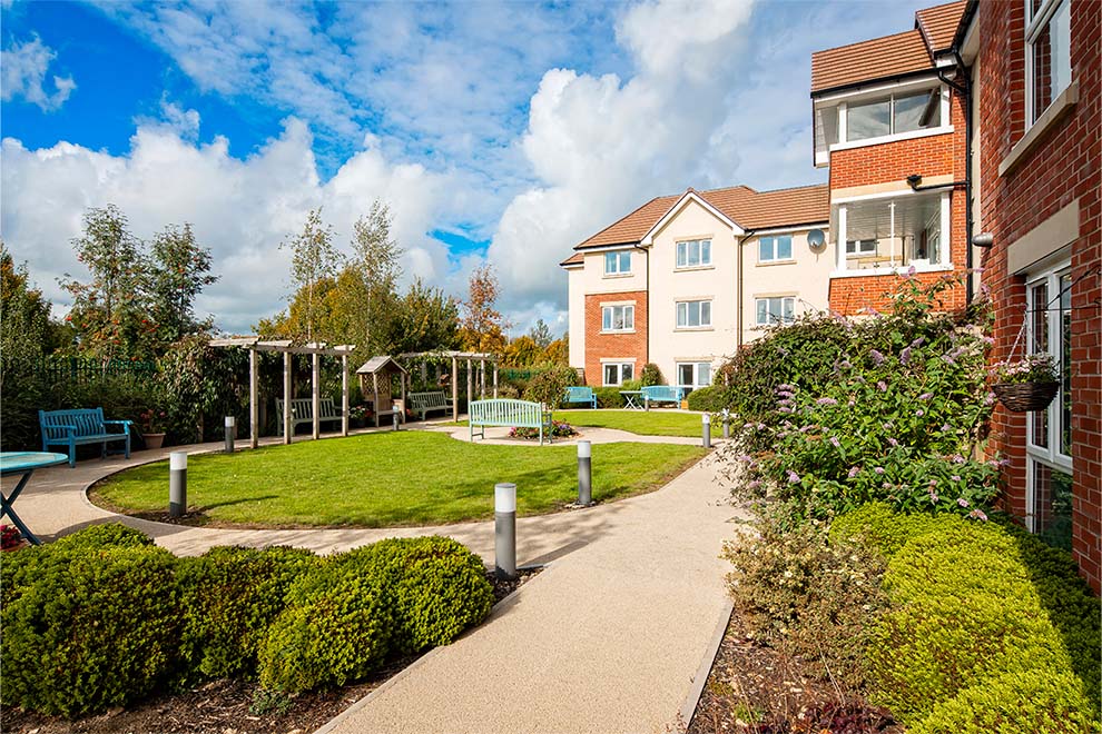Our Garden and Exterior of Care Home