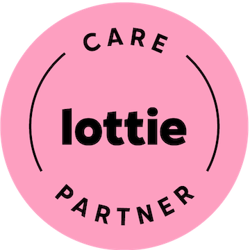 Lottie care partner award logo