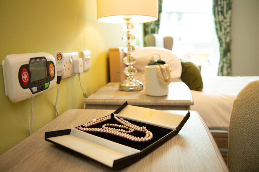 Nurse Call System and bedside table