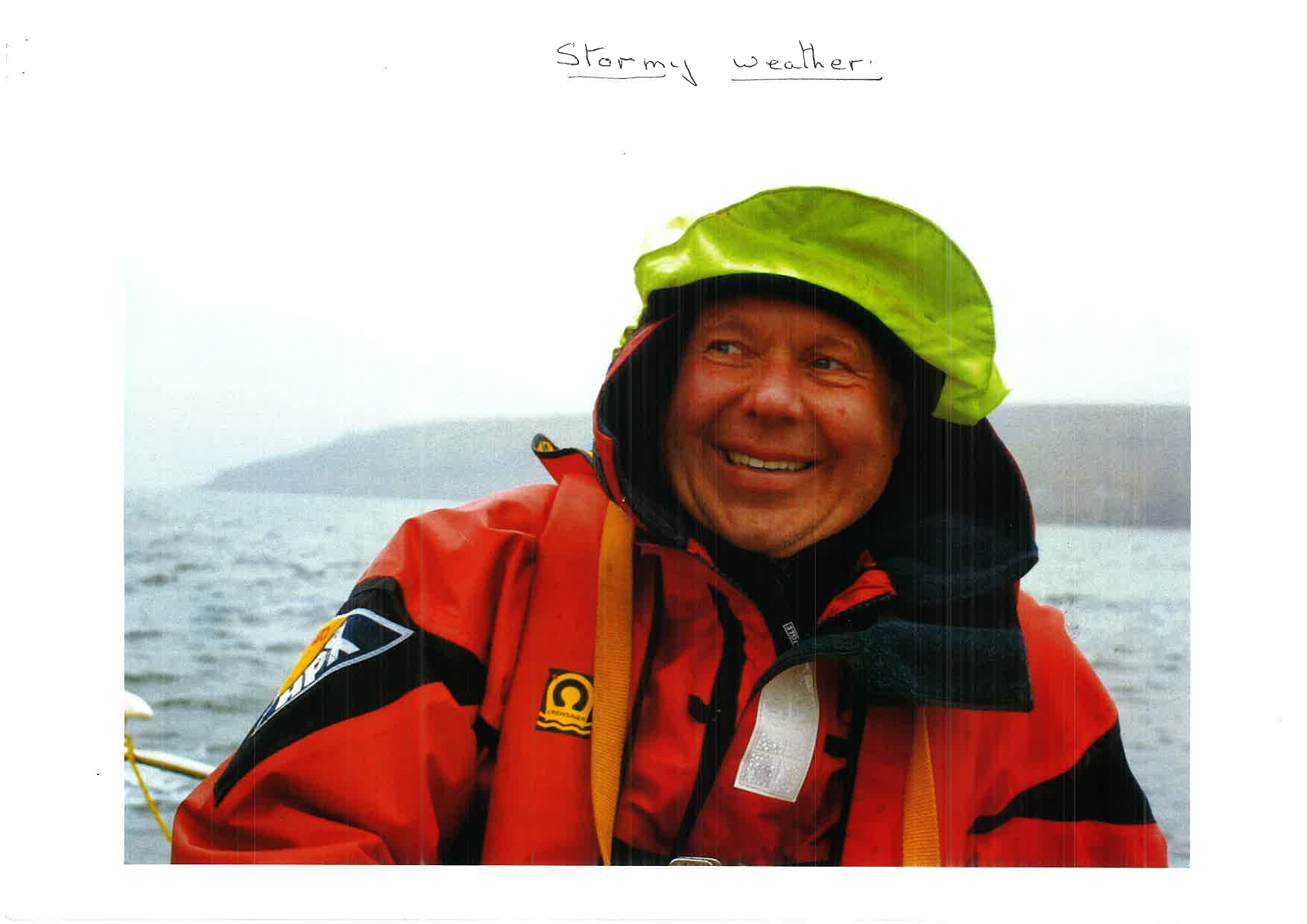 one of our residents john out at sea when he was younger